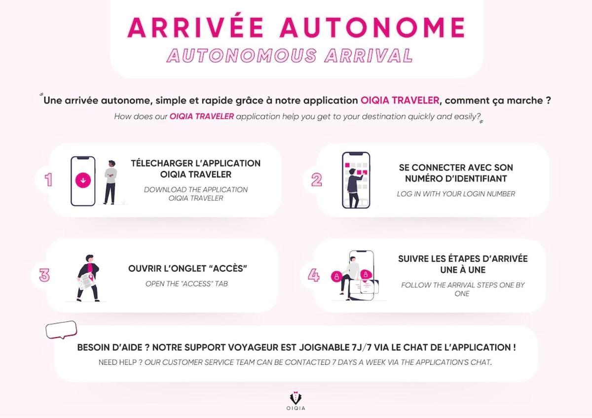 L'oiseau Blanc ~ Centre ~ Arrivee Autonome Apartment *